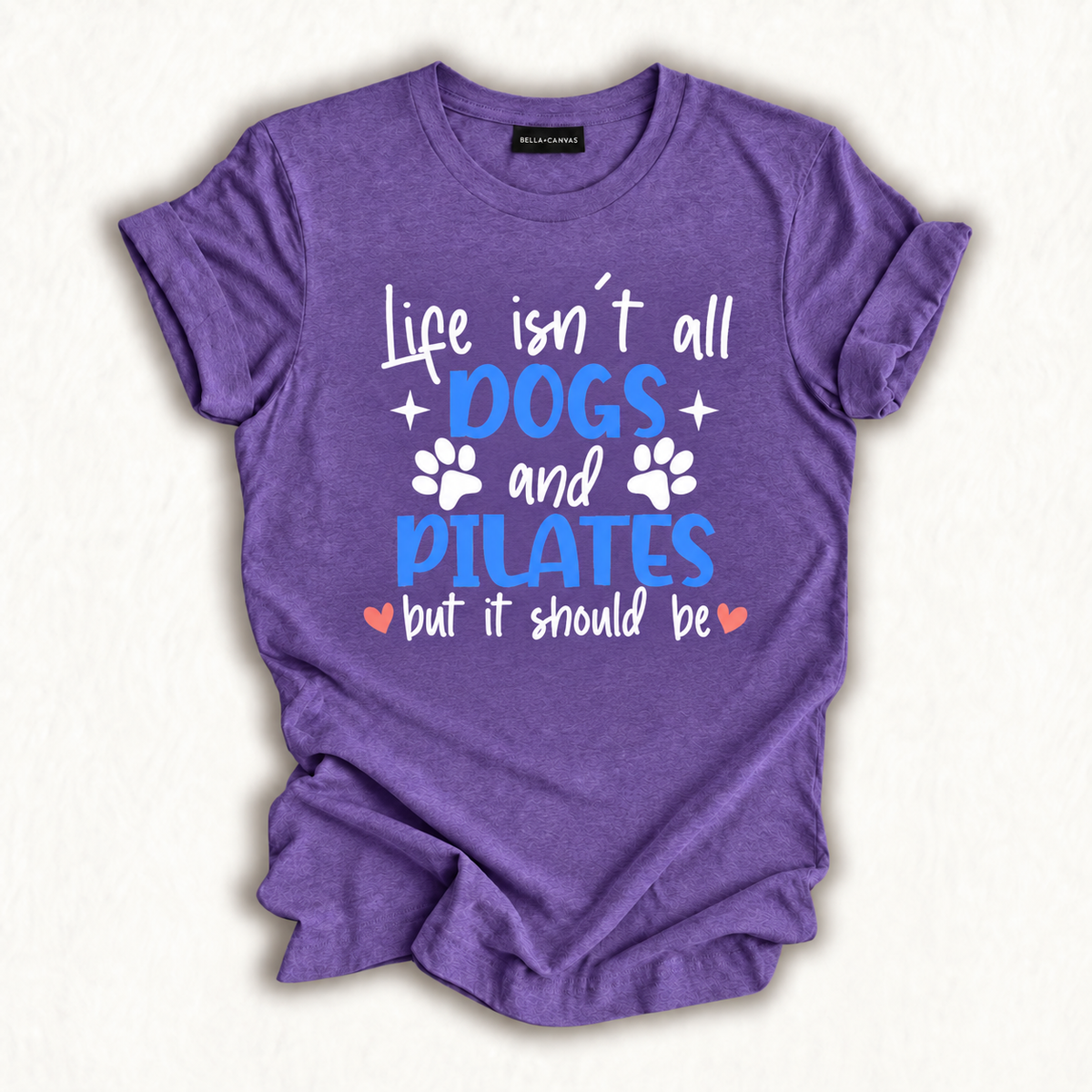 Life Isn't All Dogs and Pilates, Funny Pilates Lovers T-Shirt
