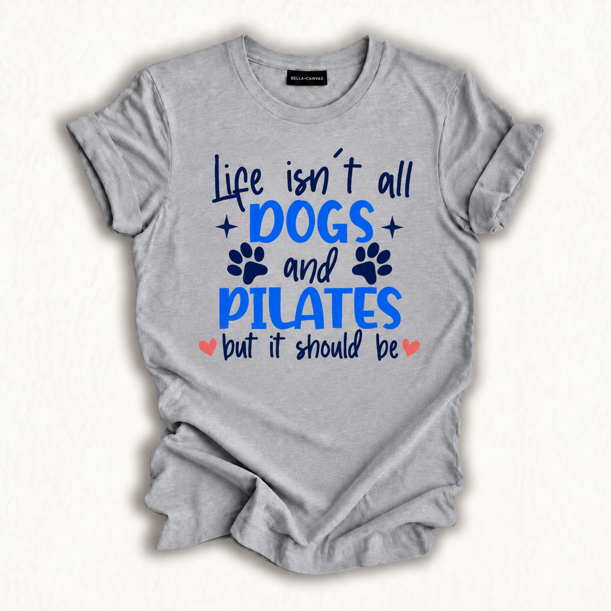 Life Isn't All Dogs and Pilates, Funny Pilates Lovers T-Shirt