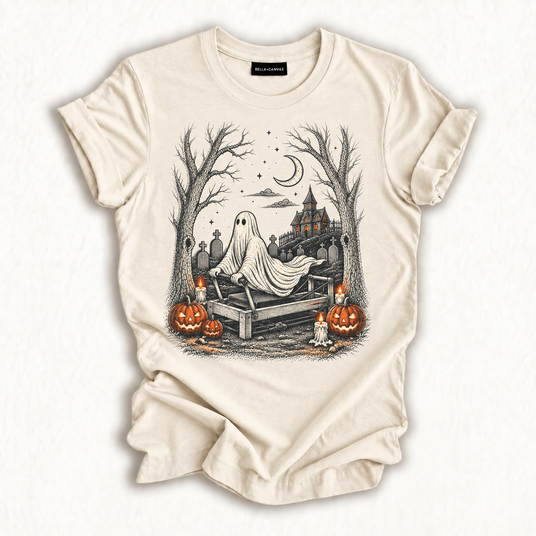 Stretching Ghost T-shirt