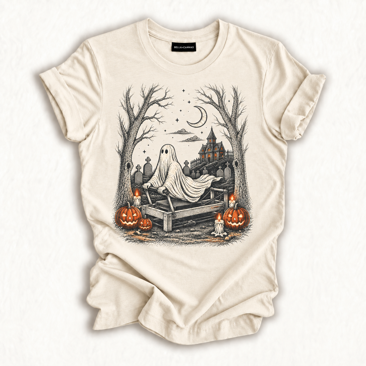 Stretching Ghost T-shirt
