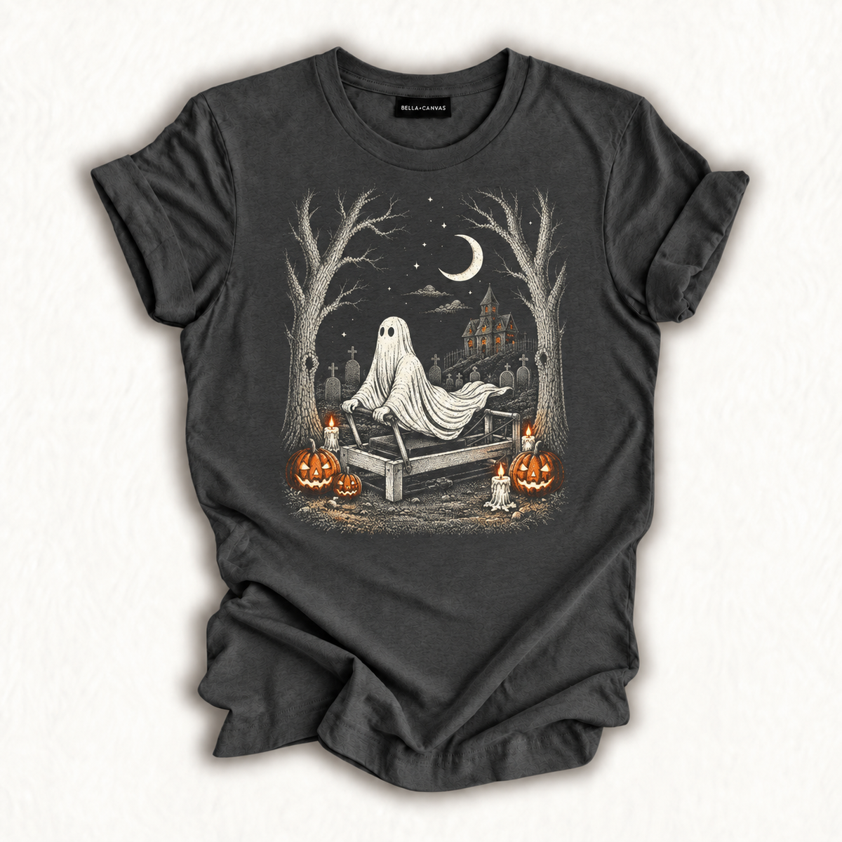Stretching Ghost T-shirt