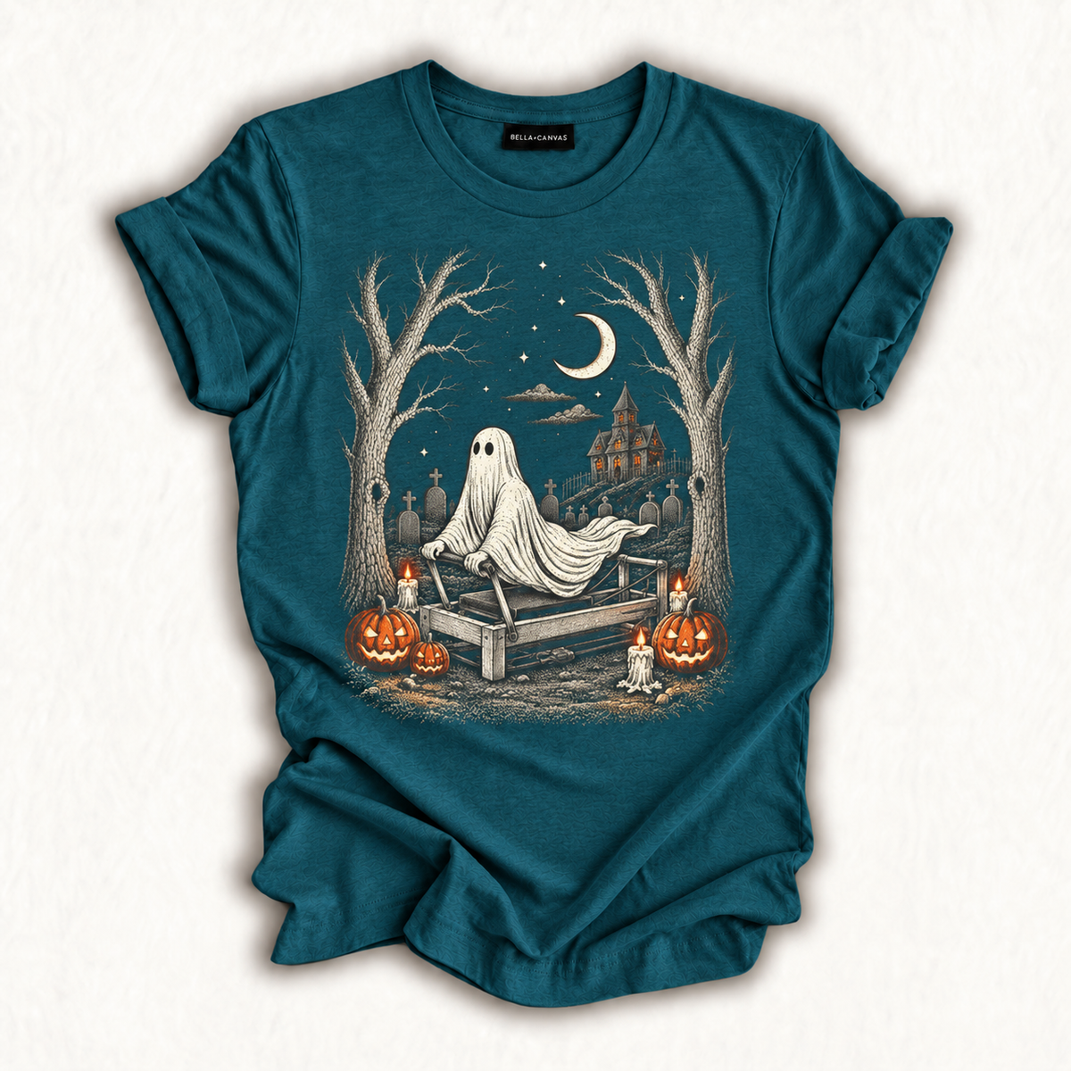 Stretching Ghost T-shirt