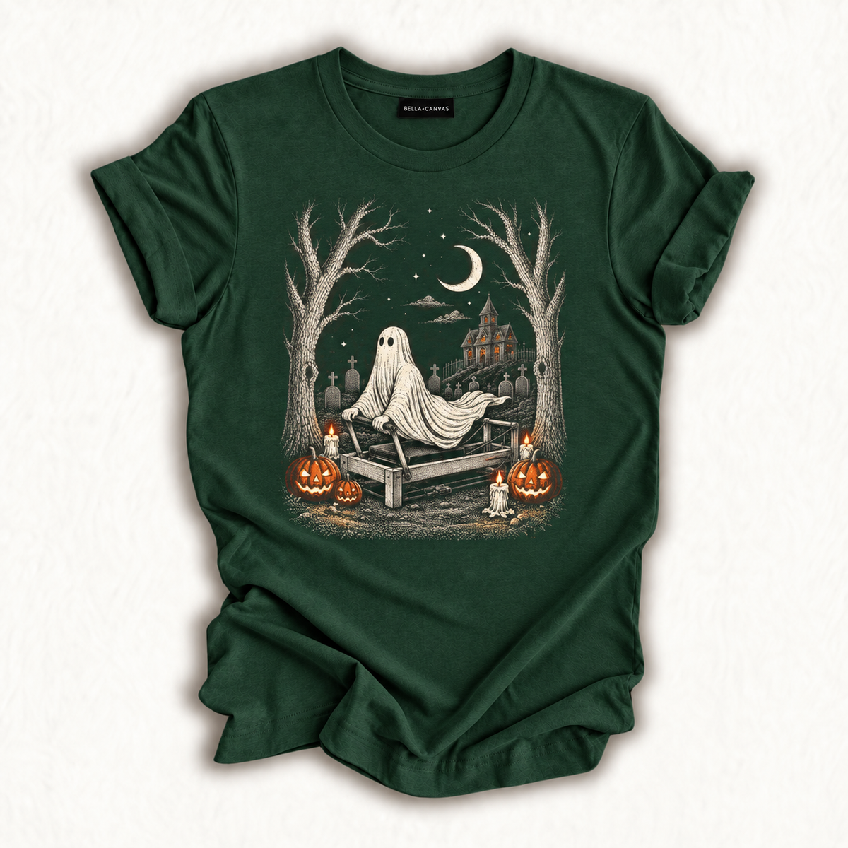 Stretching Ghost T-shirt