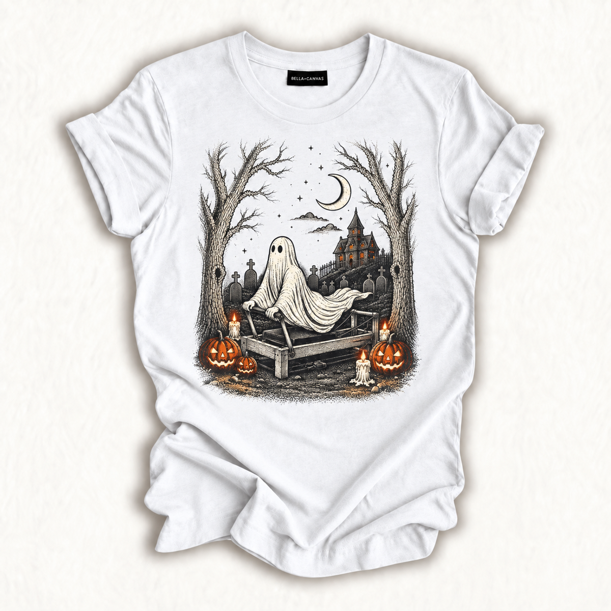 Stretching Ghost T-shirt