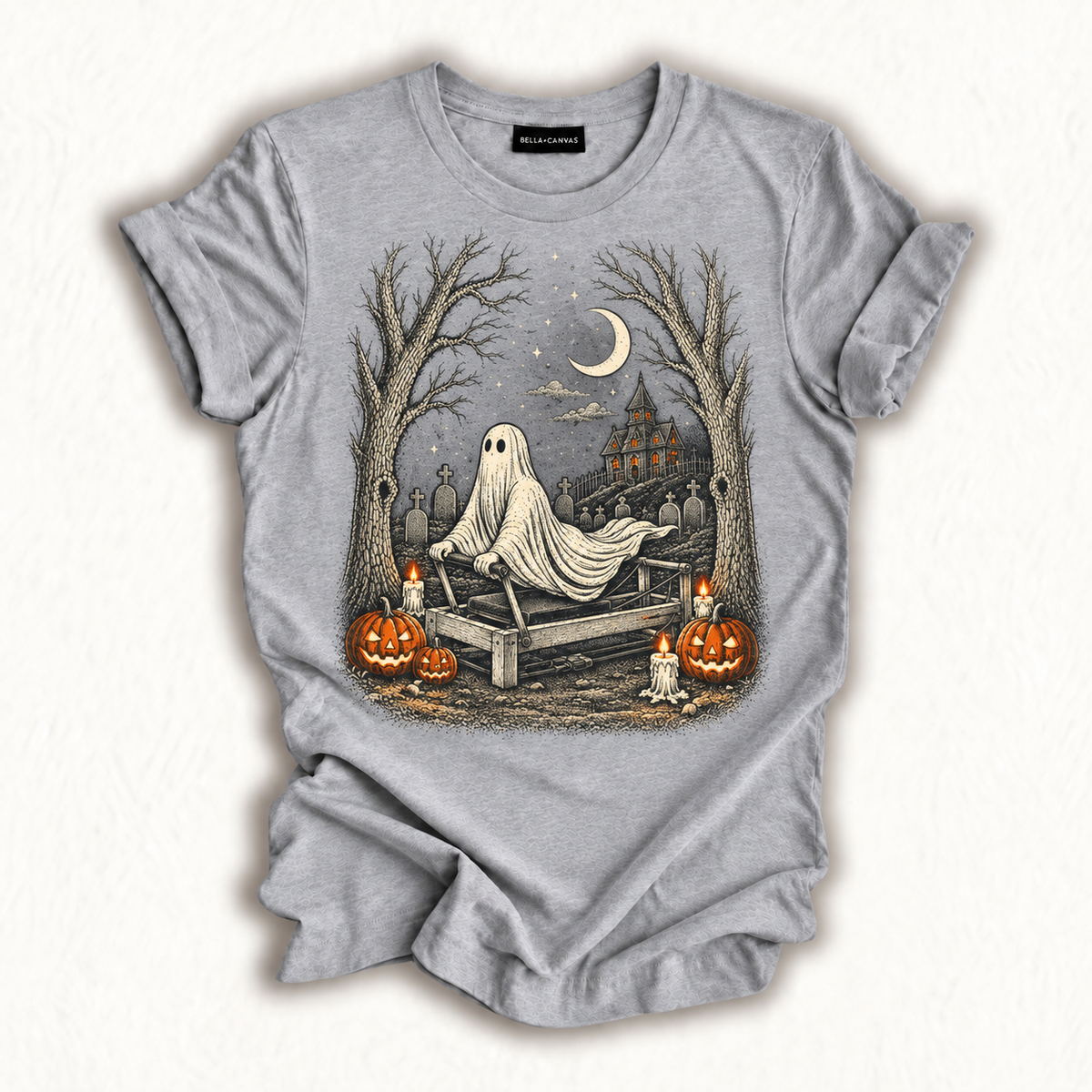 Stretching Ghost T-shirt
