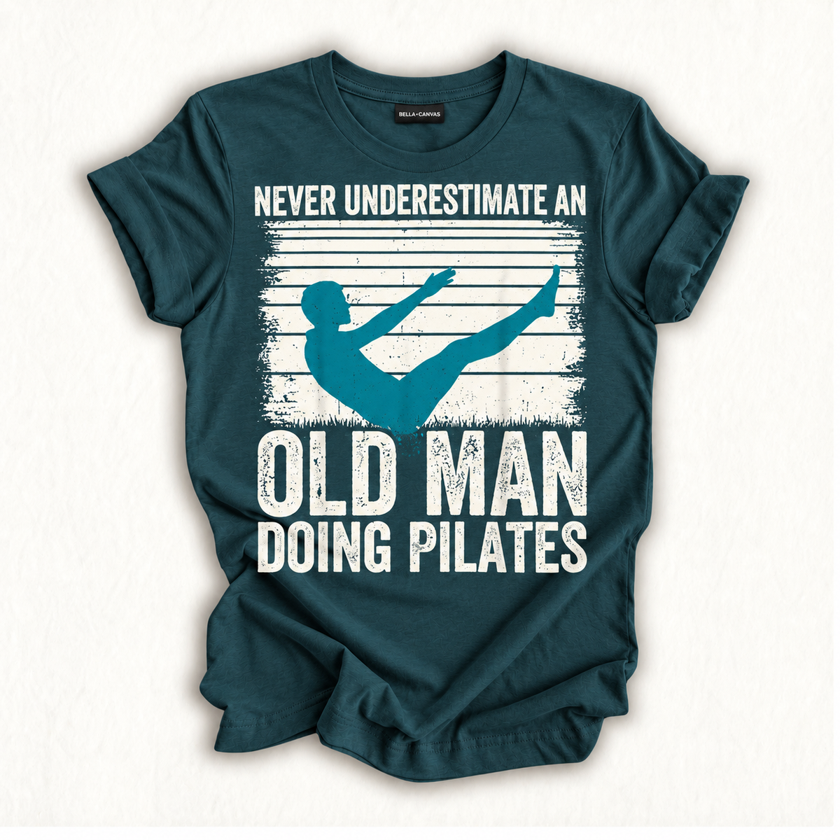 Never Underestimate an Old man Doing Pilates T-Shirt
